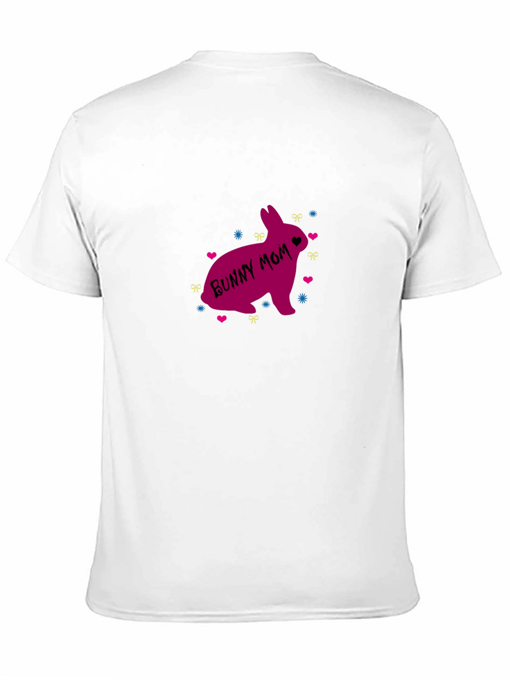 Bunny Mom Graphic T-Shirt - Cute Easter Apparel