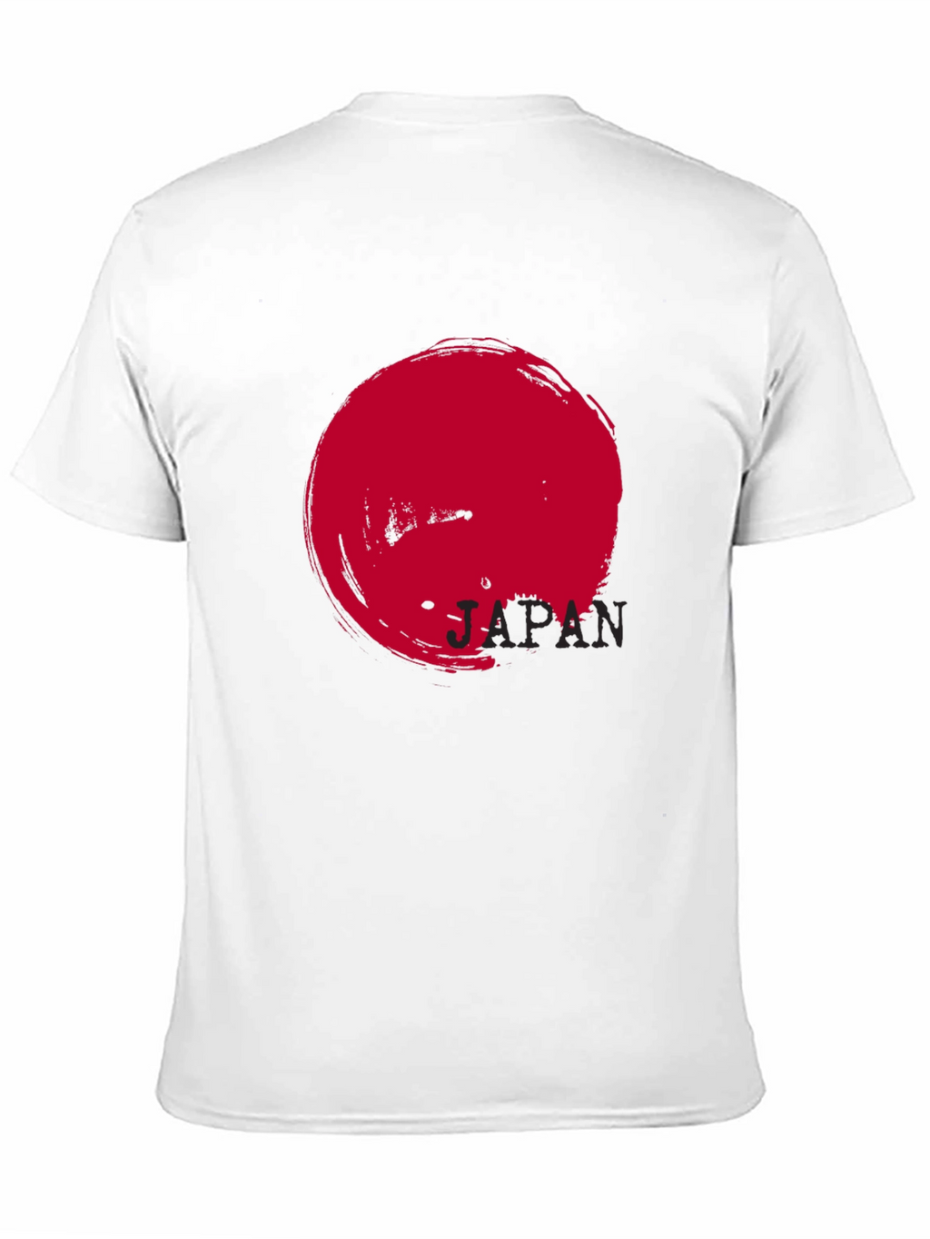Japan Flag Graphic Black T-Shirt