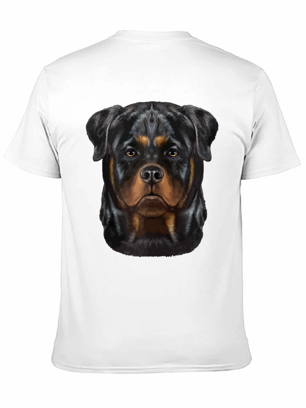 Rottweiler Dog Graphic Tee - Black T-Shirt