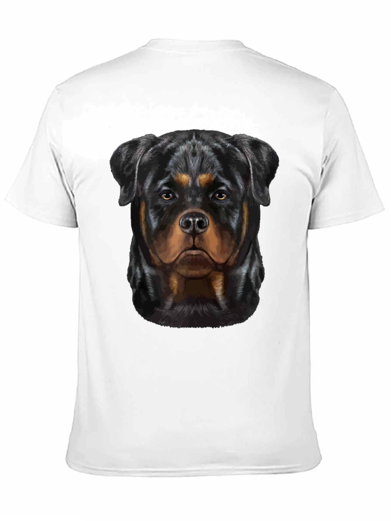 Rottweiler Dog Graphic Tee - Black T-Shirt