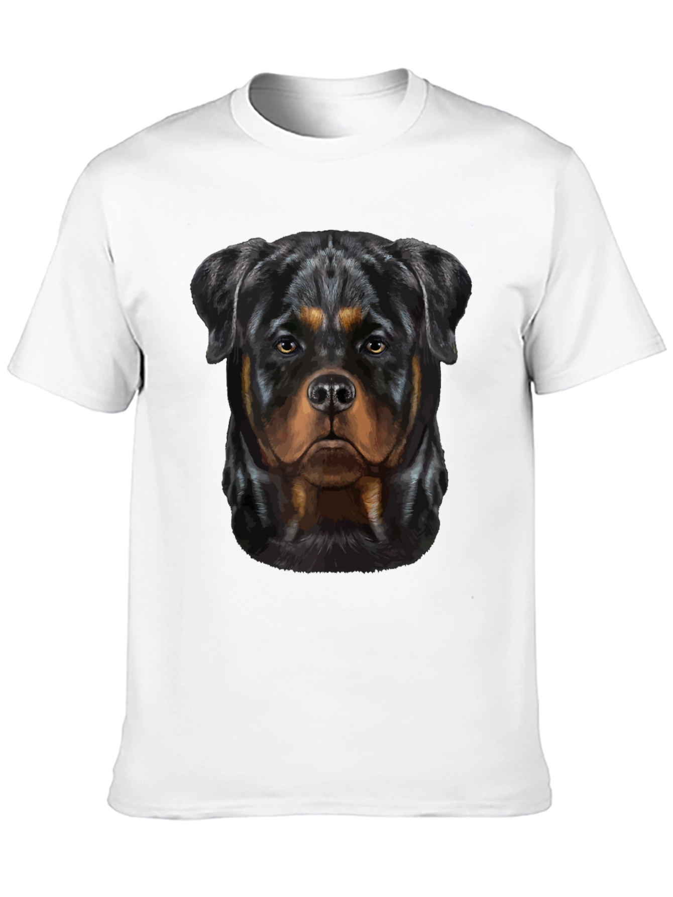 Rottweiler Dog Graphic Tee - Black T-Shirt