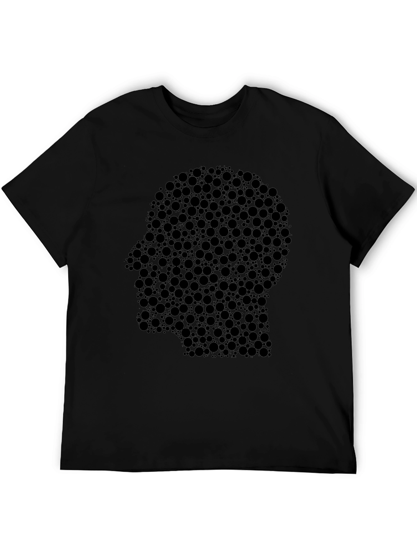 Abstract Head Silhouette Graphic Tee