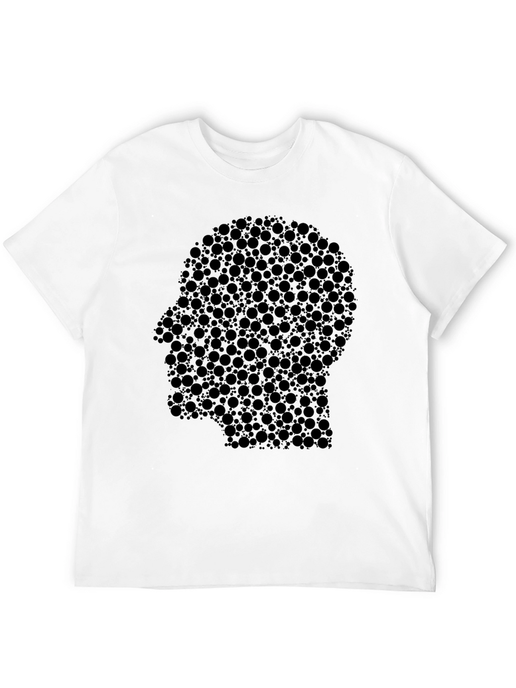 Abstract Head Silhouette Graphic Tee