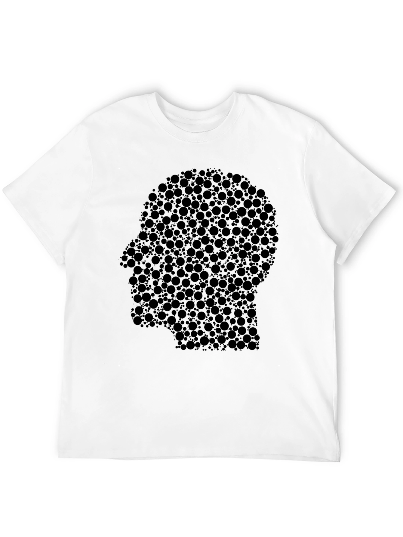 Abstract Head Silhouette Graphic Tee