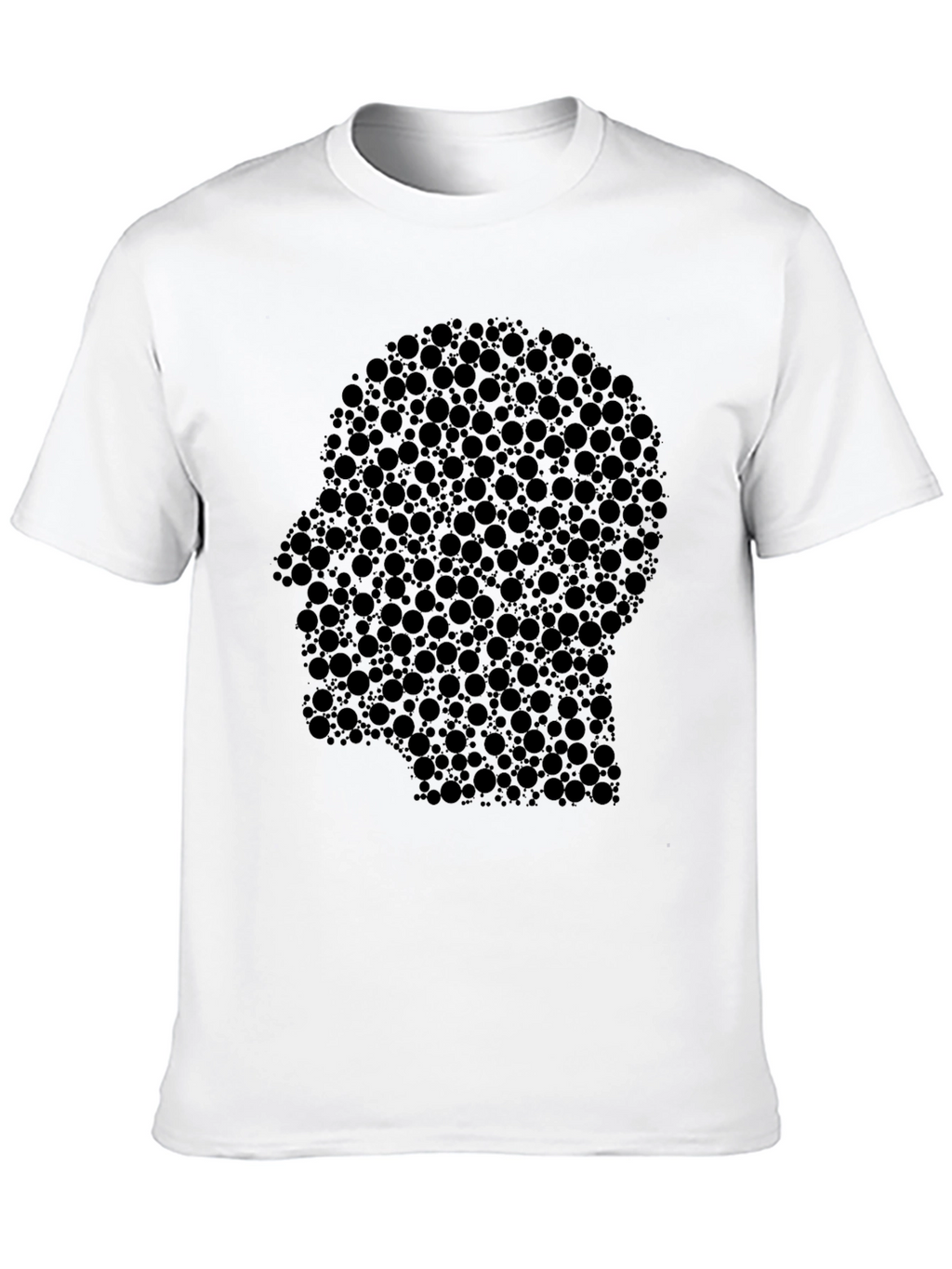 Abstract Head Silhouette Graphic Tee