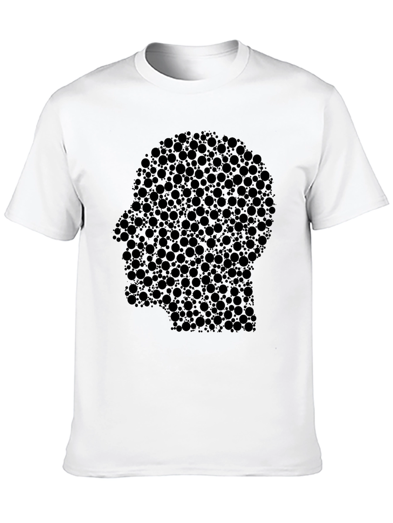 Abstract Head Silhouette Graphic Tee