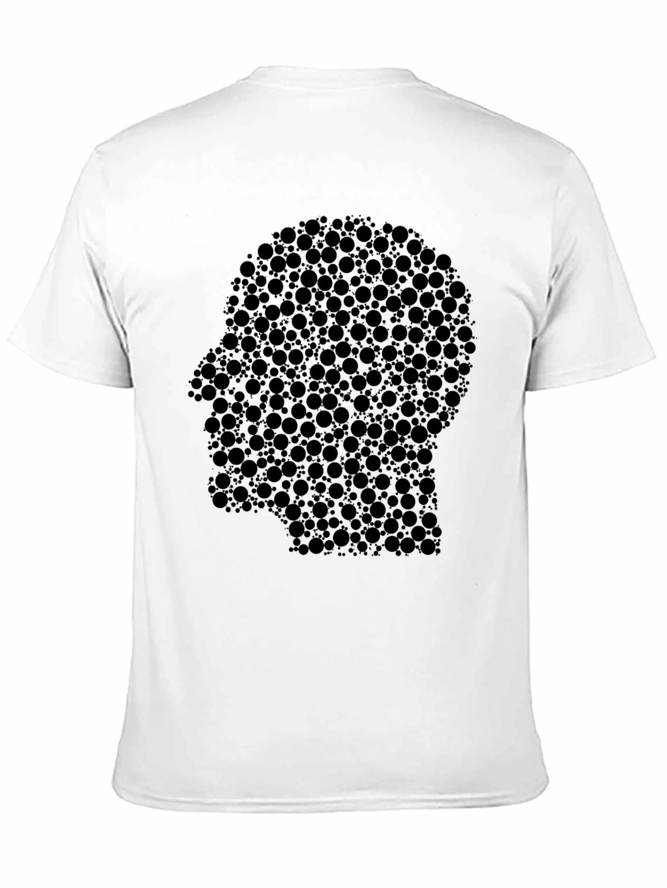 Abstract Head Silhouette Graphic Tee
