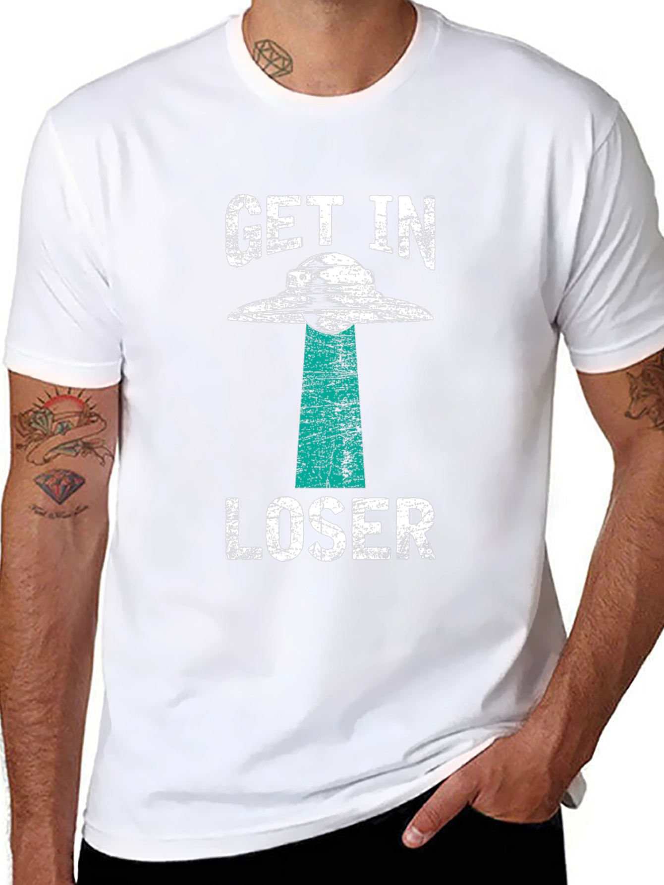 Get In Loser UFO T-Shirt