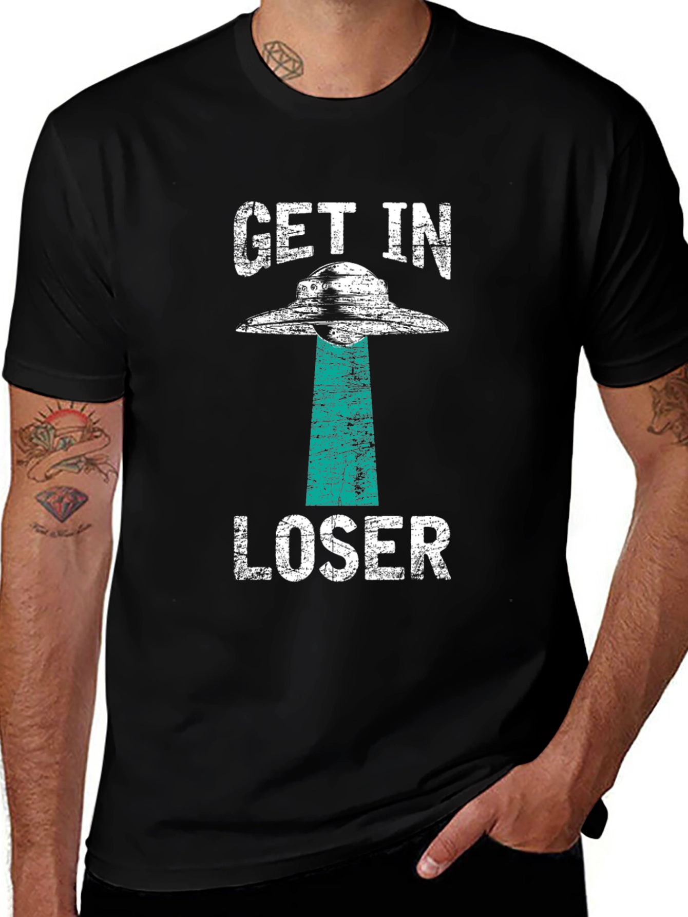 Get In Loser UFO T-Shirt