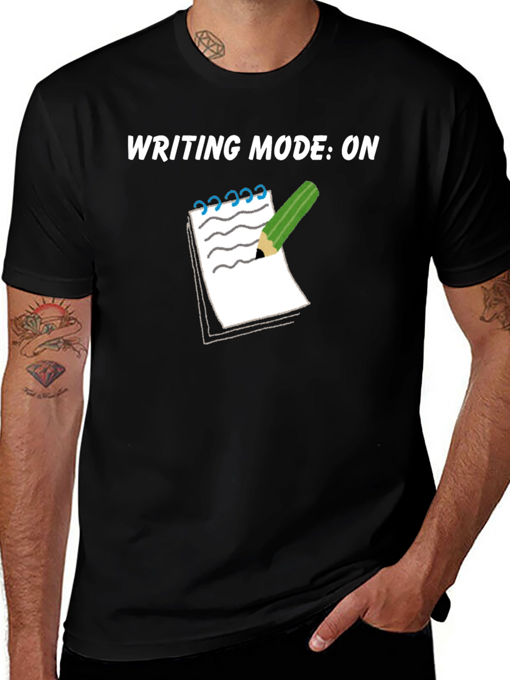 Writing Mode On Graphic Tee