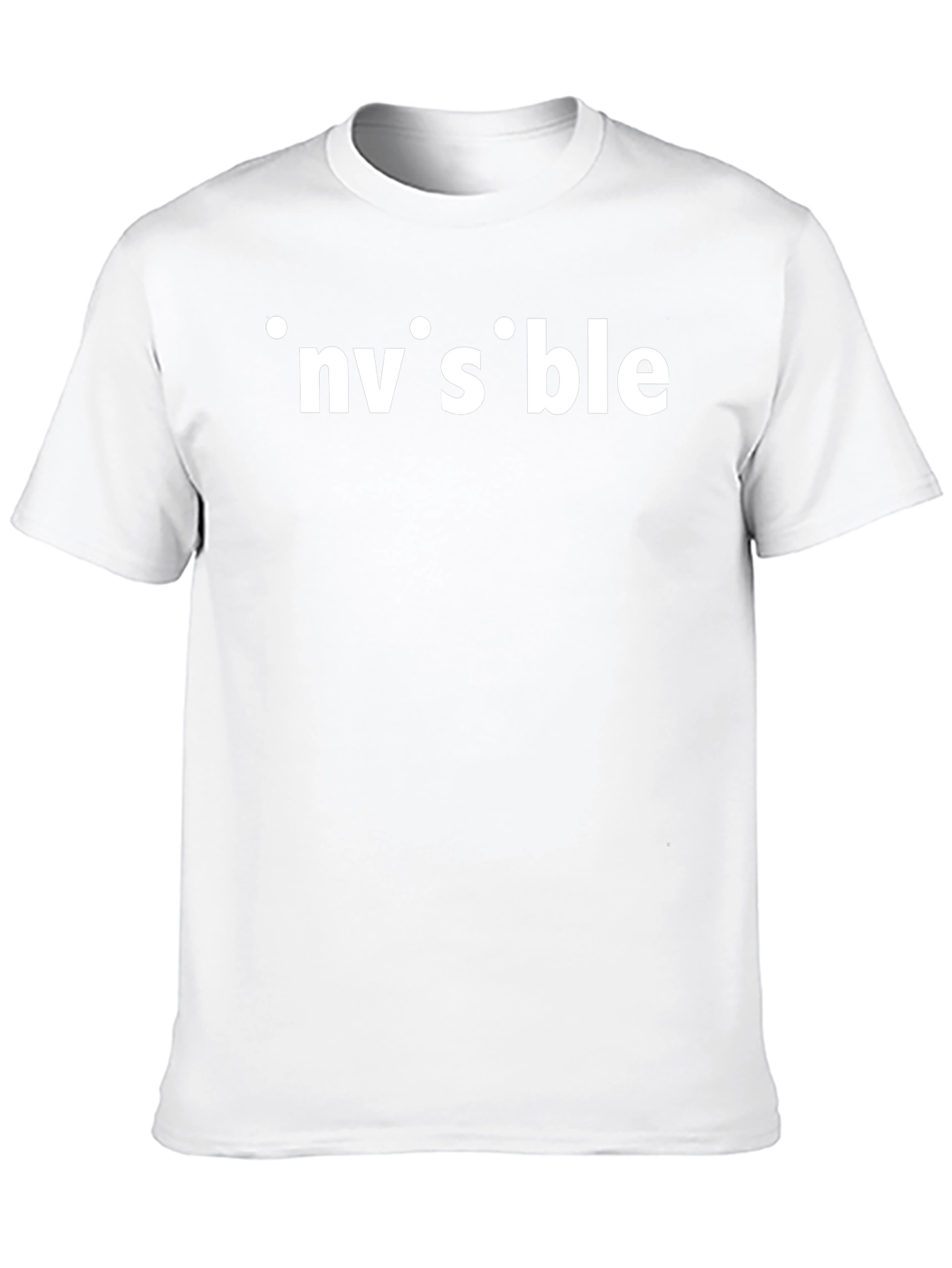 Invisible Pun Black T-Shirt