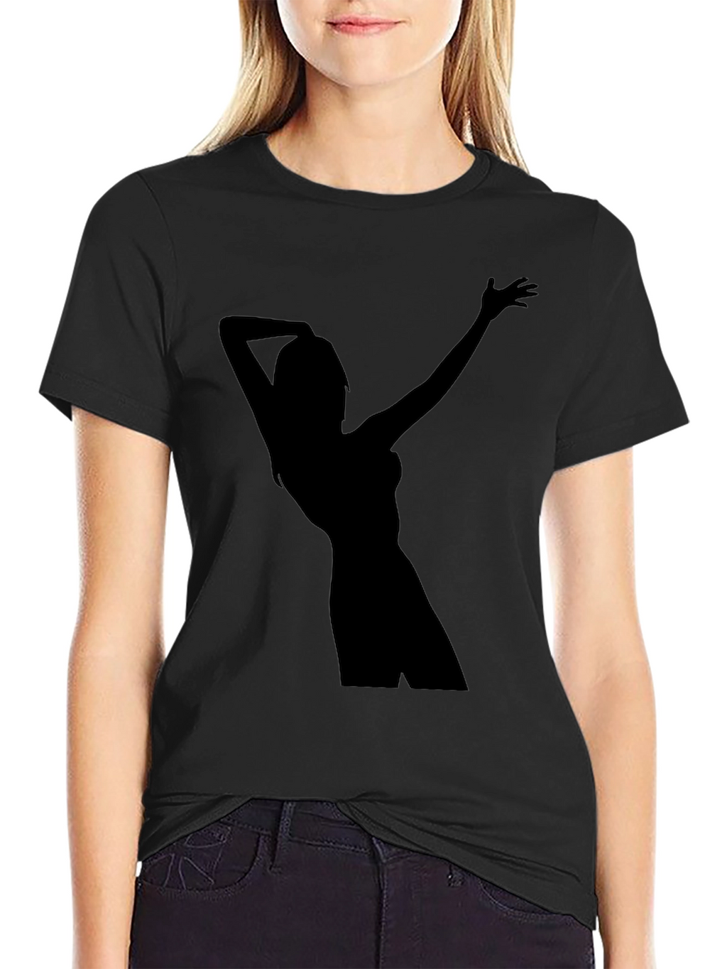 Silhouette Graphic Tee - Black