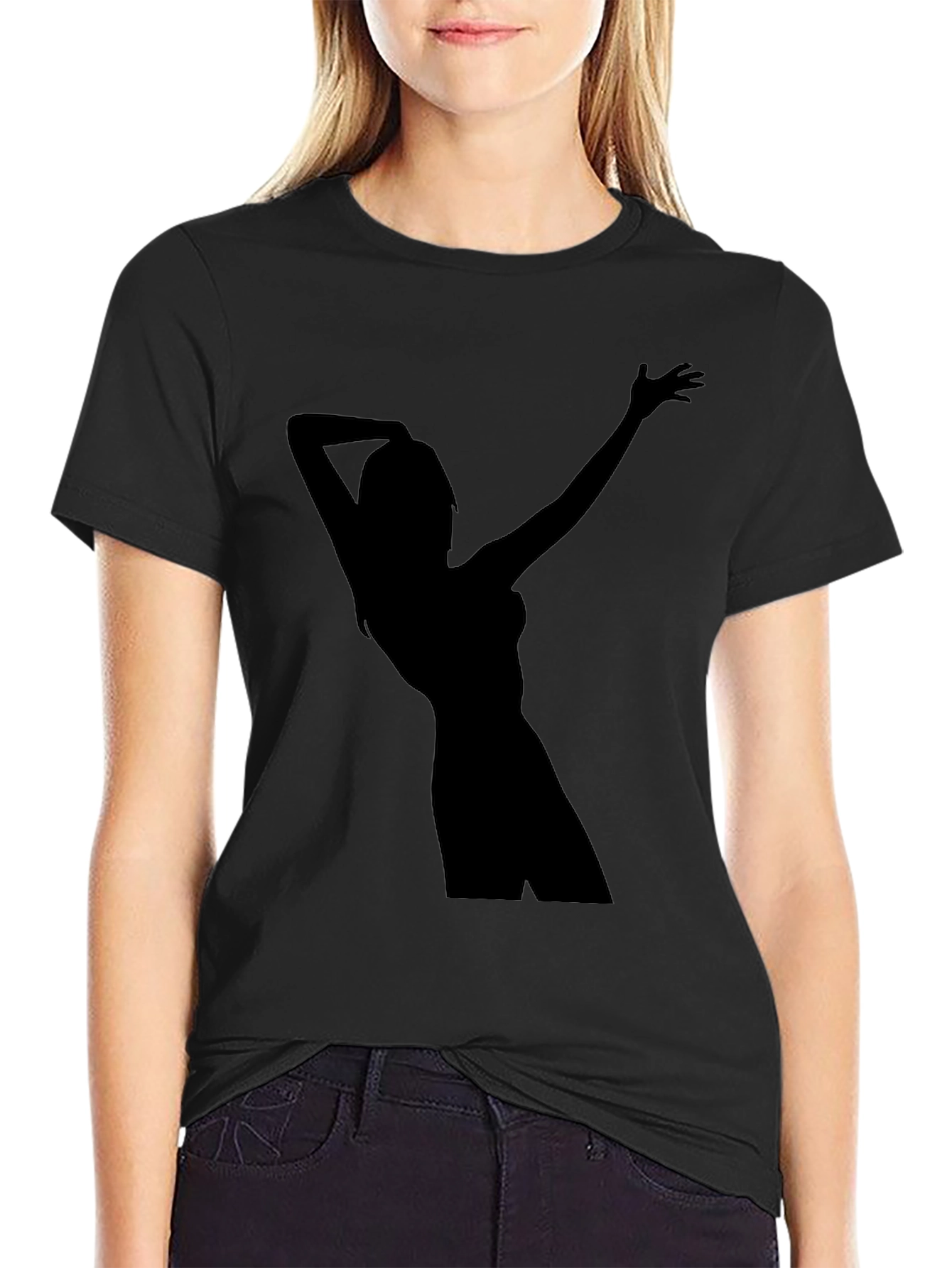 Silhouette Graphic Tee - Black