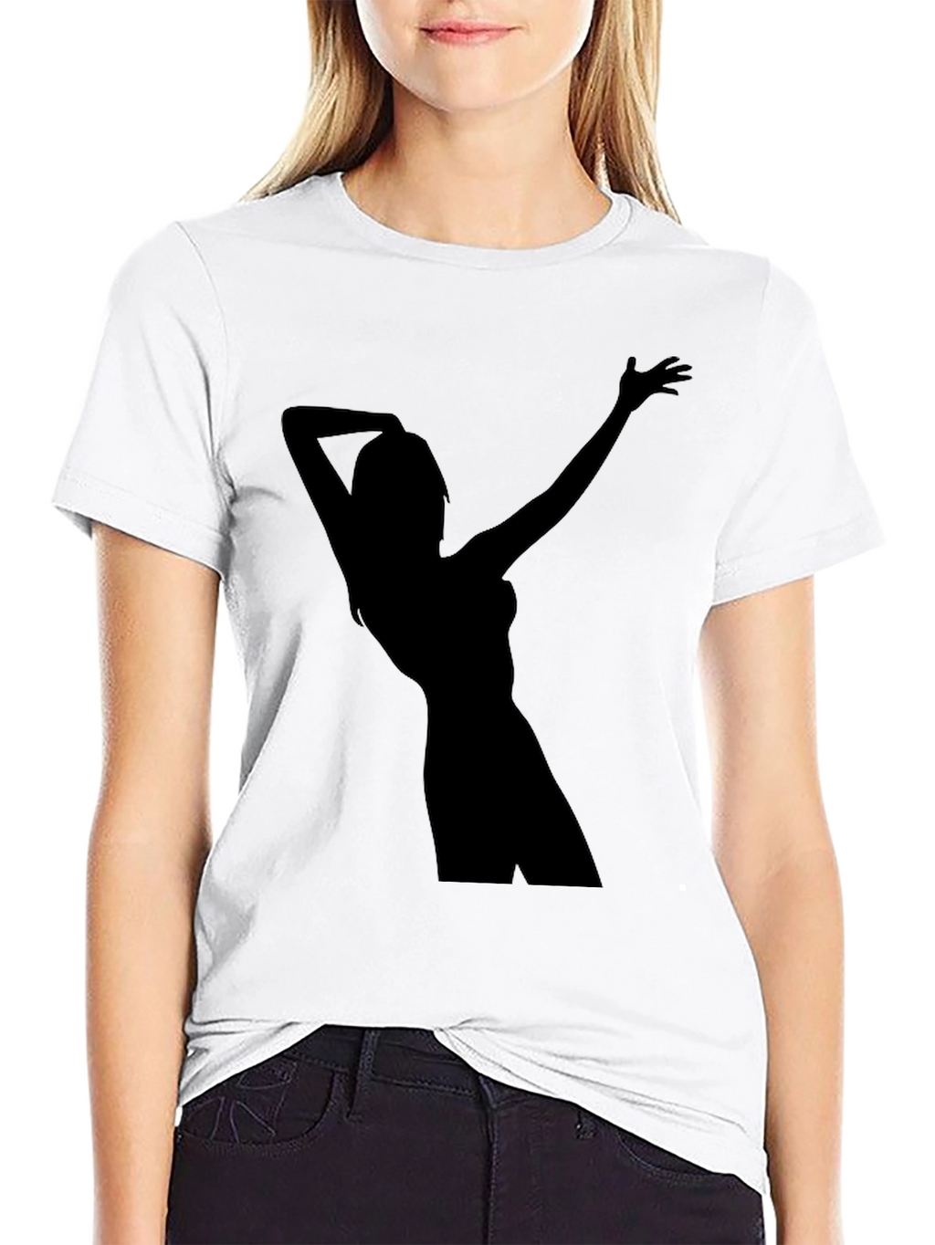Silhouette Graphic Tee - Black