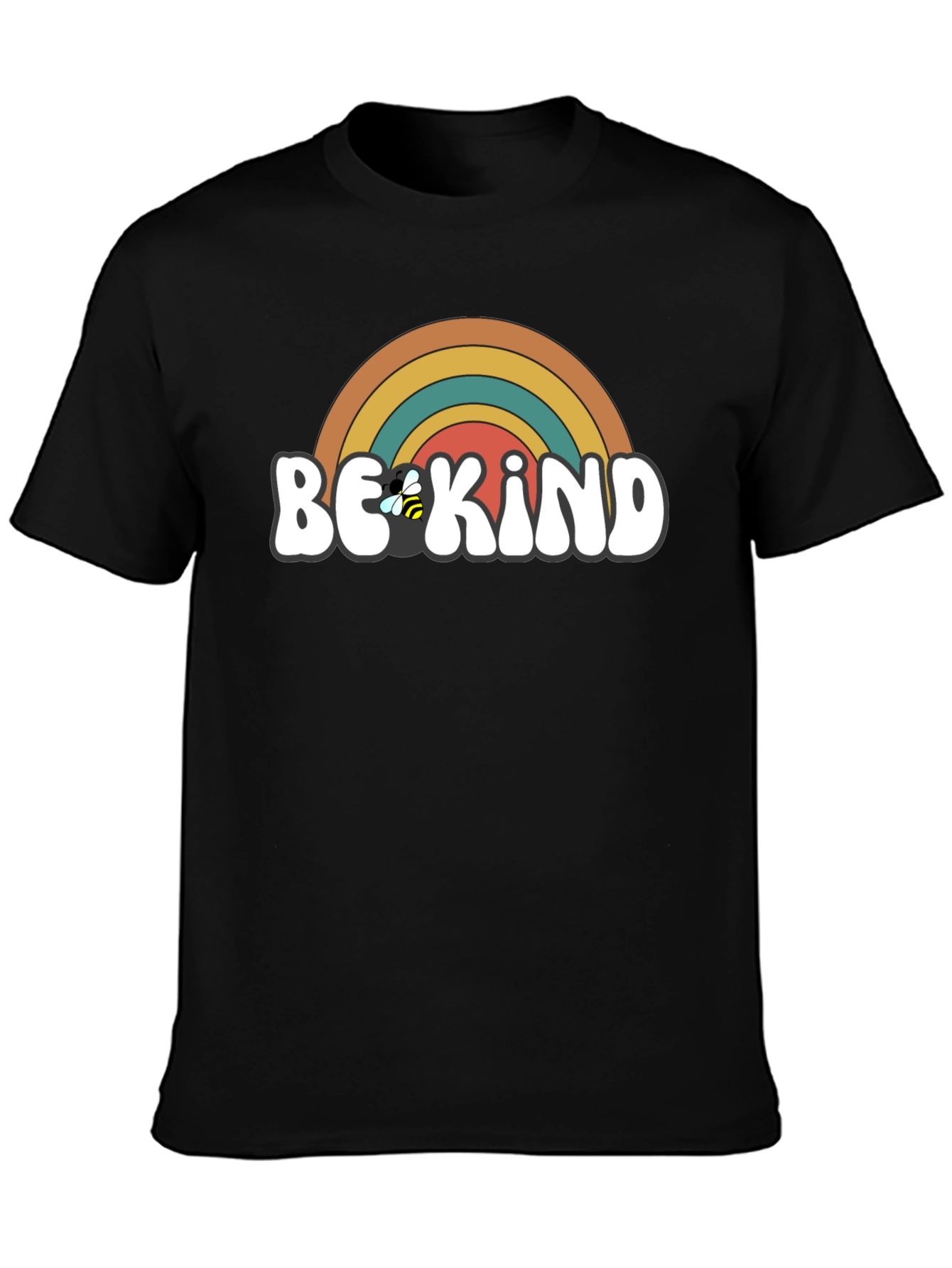 Be Kind Retro Rainbow T-Shirt