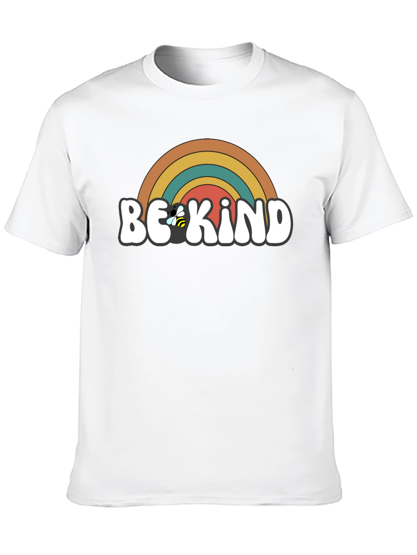 Be Kind Retro Rainbow T-Shirt