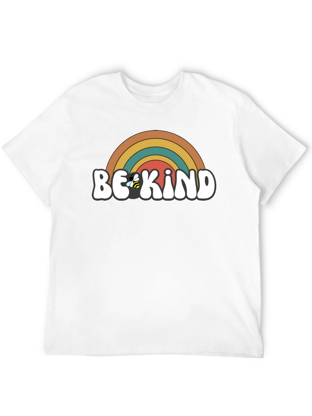 Be Kind Retro Rainbow T-Shirt