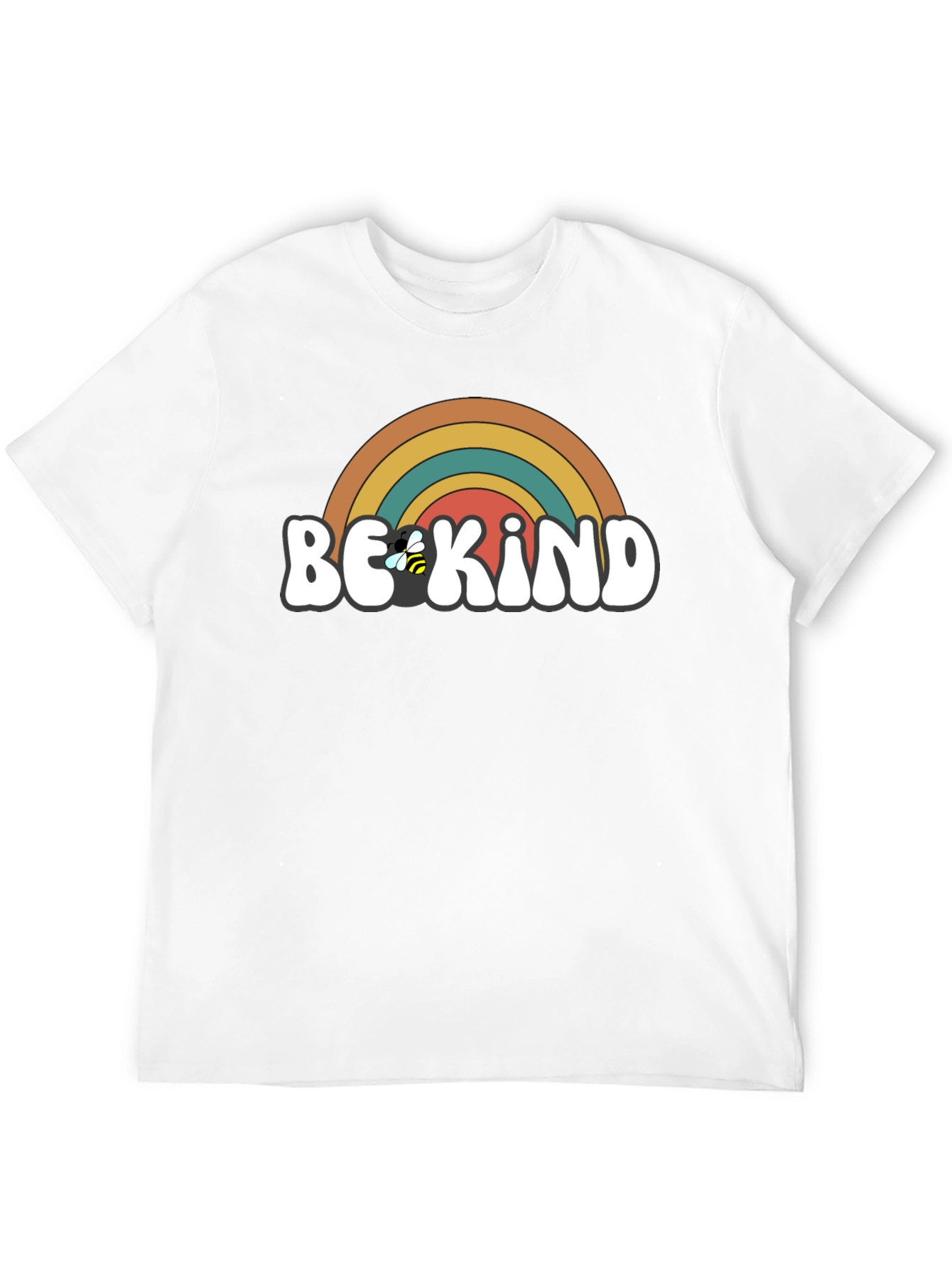 Be Kind Retro Rainbow T-Shirt