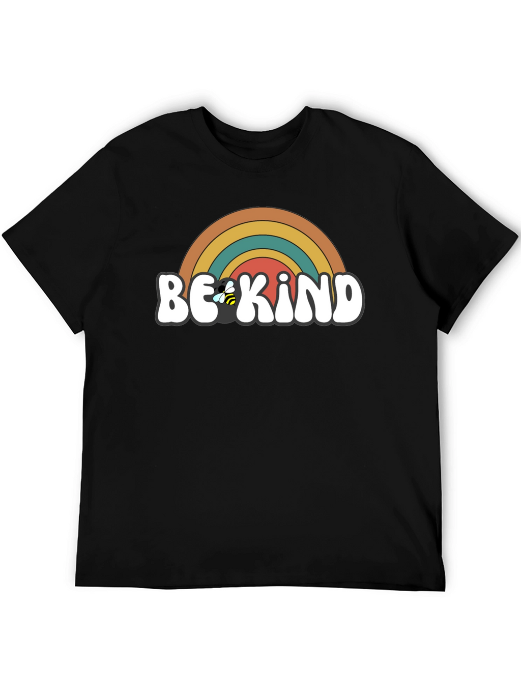Be Kind Retro Rainbow T-Shirt