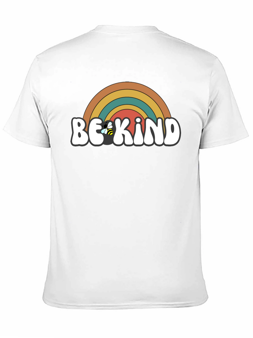 Be Kind Retro Rainbow T-Shirt