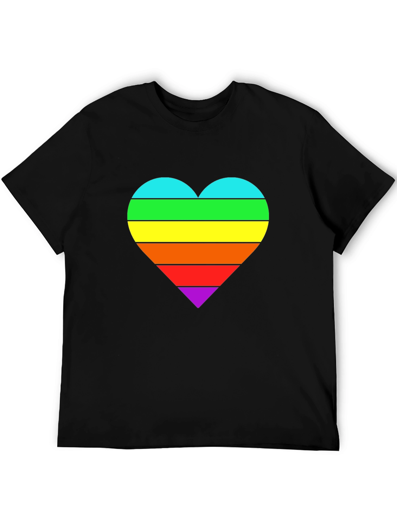 Rainbow Heart Pride T-Shirt