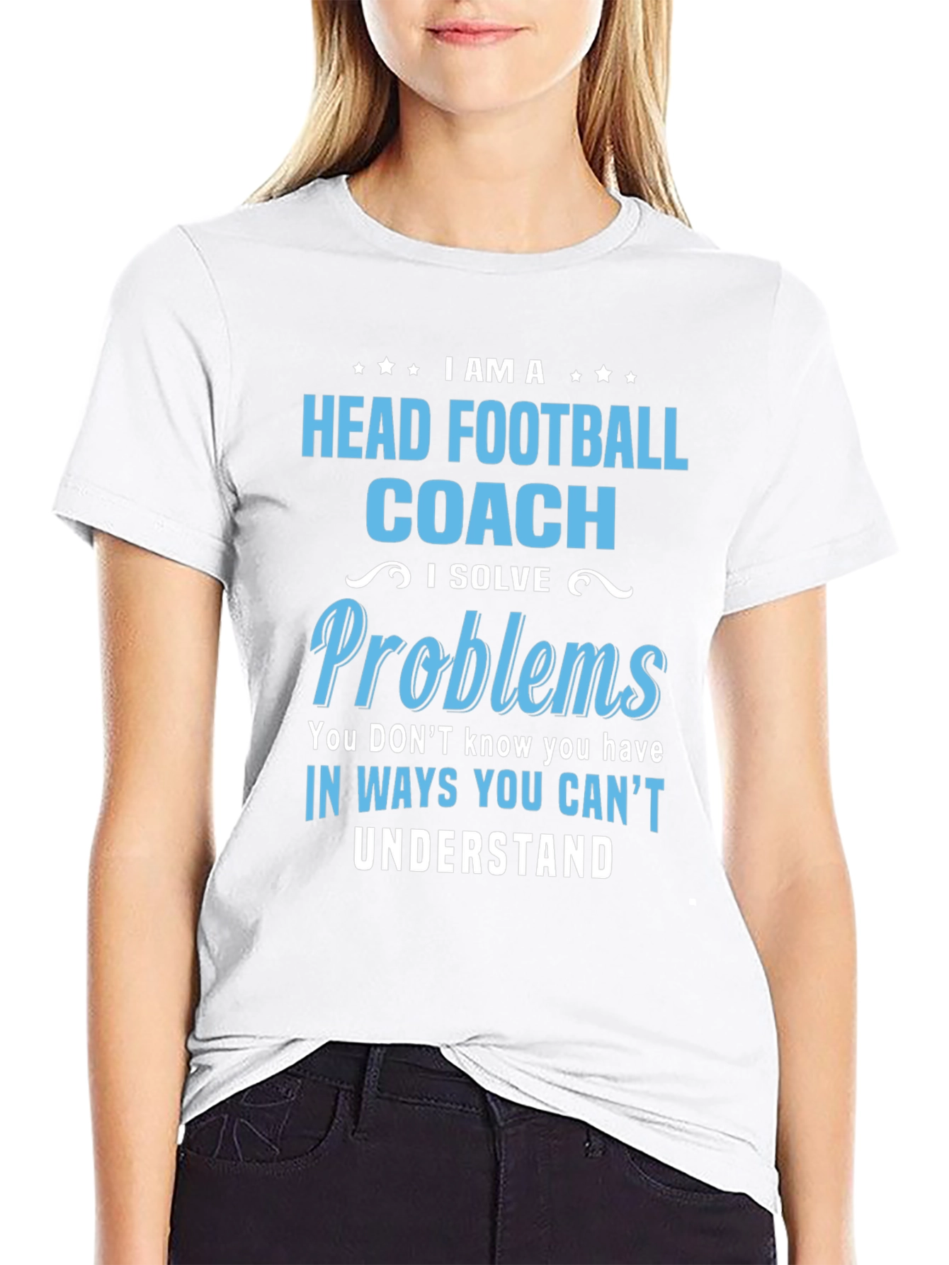 Head Football Coach Problem Solver T-Shirt