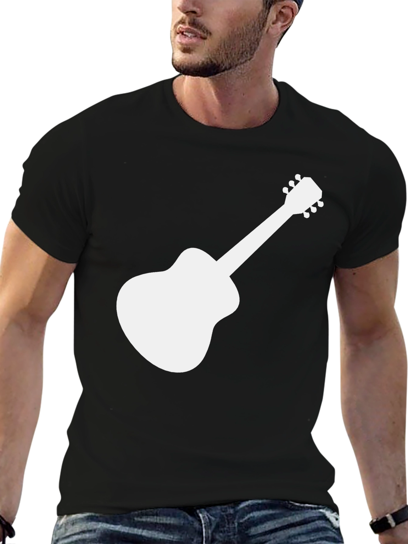 Guitar Graphic Tee - Classic Comfort