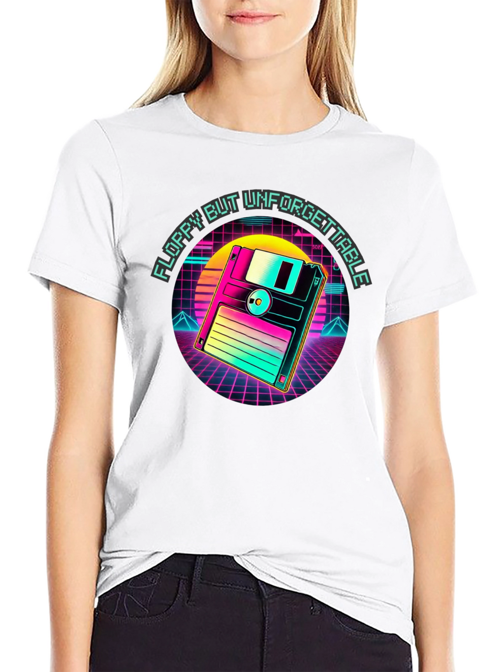 Retro Floppy Disk T-Shirt - Unforgettable Style