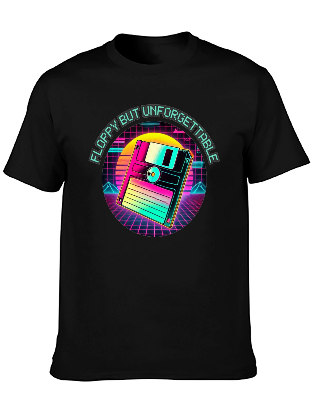 Retro Floppy Disk T-Shirt - Unforgettable Style