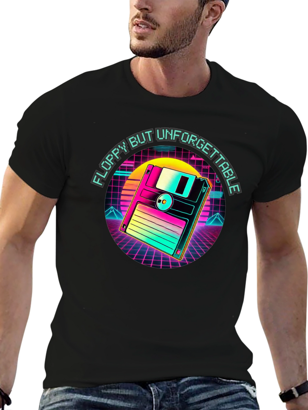Retro Floppy Disk T-Shirt - Unforgettable Style