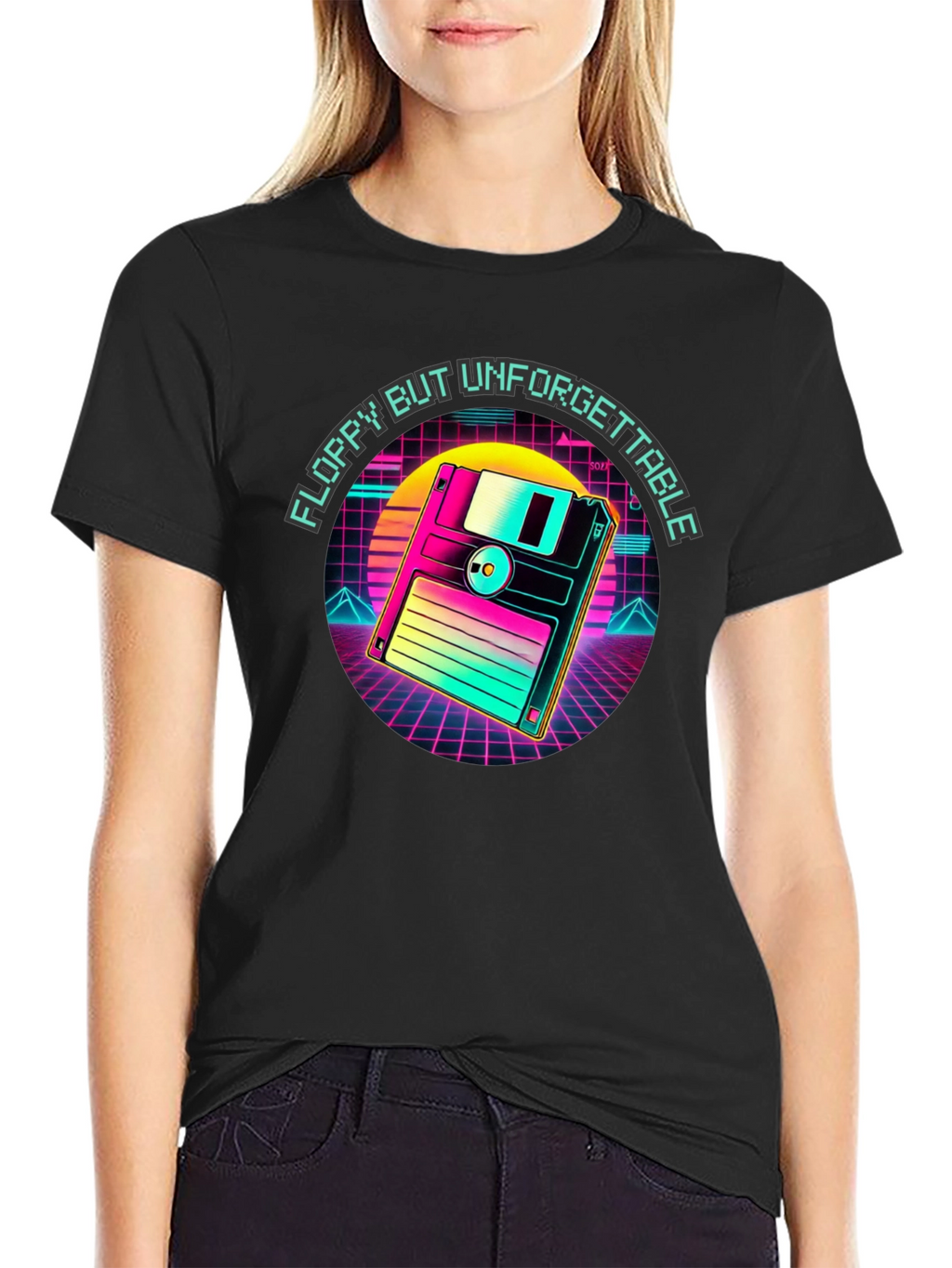 Retro Floppy Disk T-Shirt - Unforgettable Style
