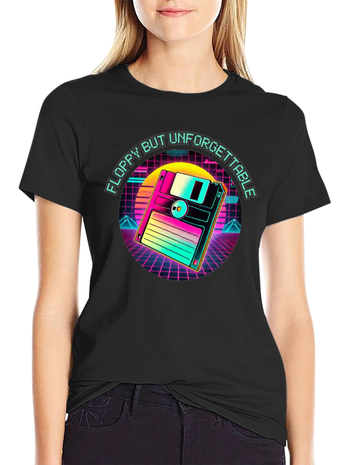 Retro Floppy Disk T-Shirt - Unforgettable Style