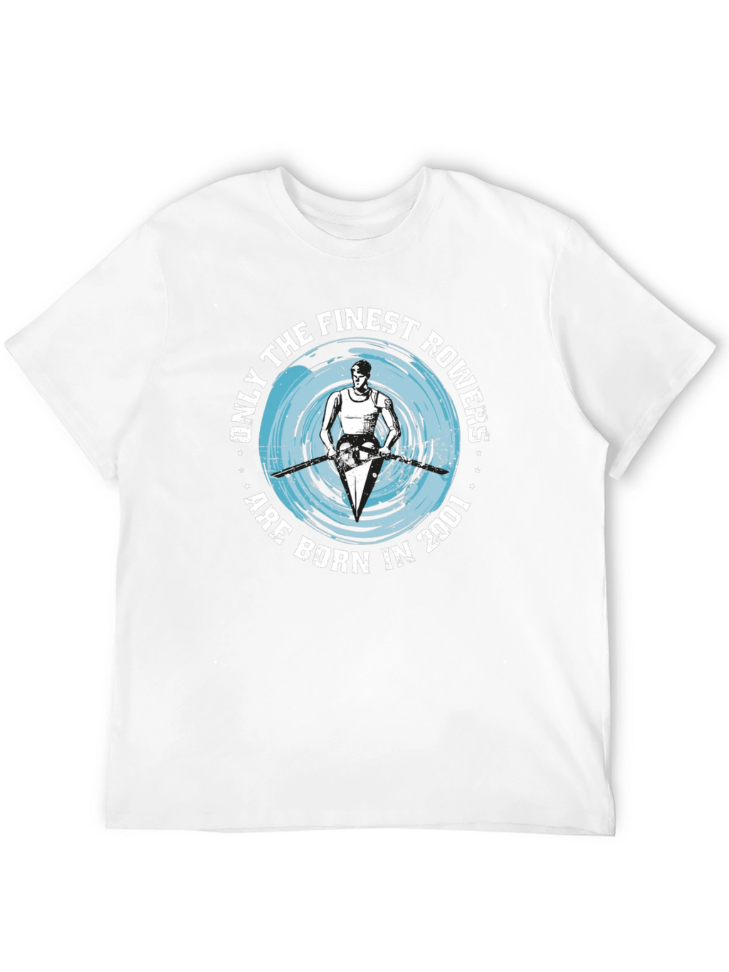 Finest Rowers Born in 2001 Black T-Shirt