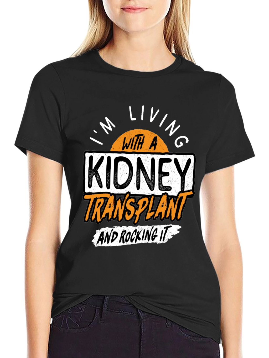 Kidney Transplant Awareness T-Shirt - Rocking It!