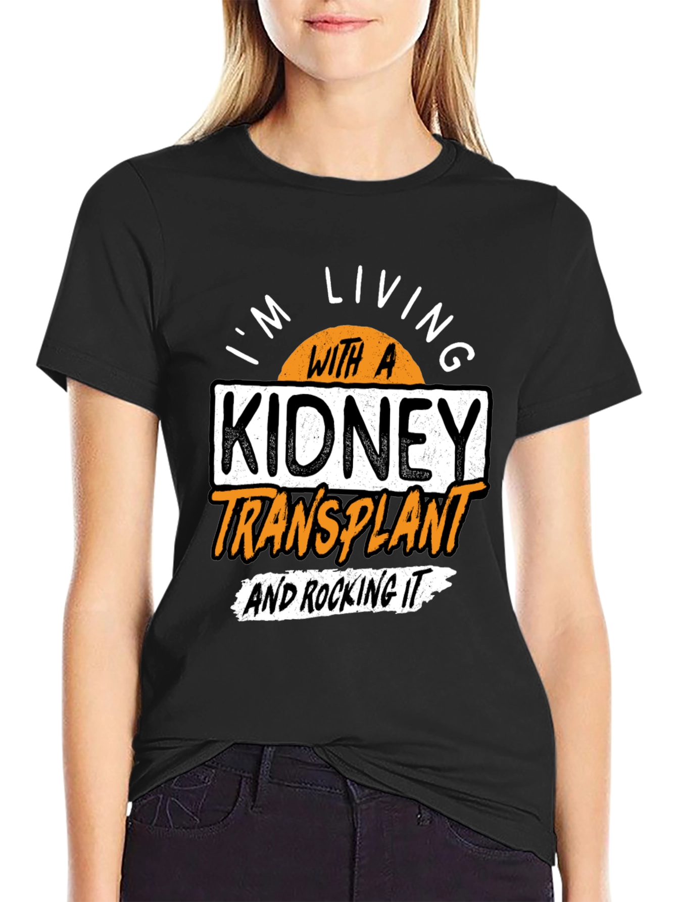 Kidney Transplant Awareness T-Shirt - Rocking It!