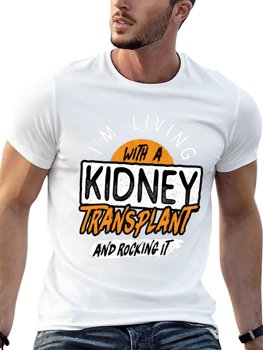 Kidney Transplant Awareness T-Shirt - Rocking It!