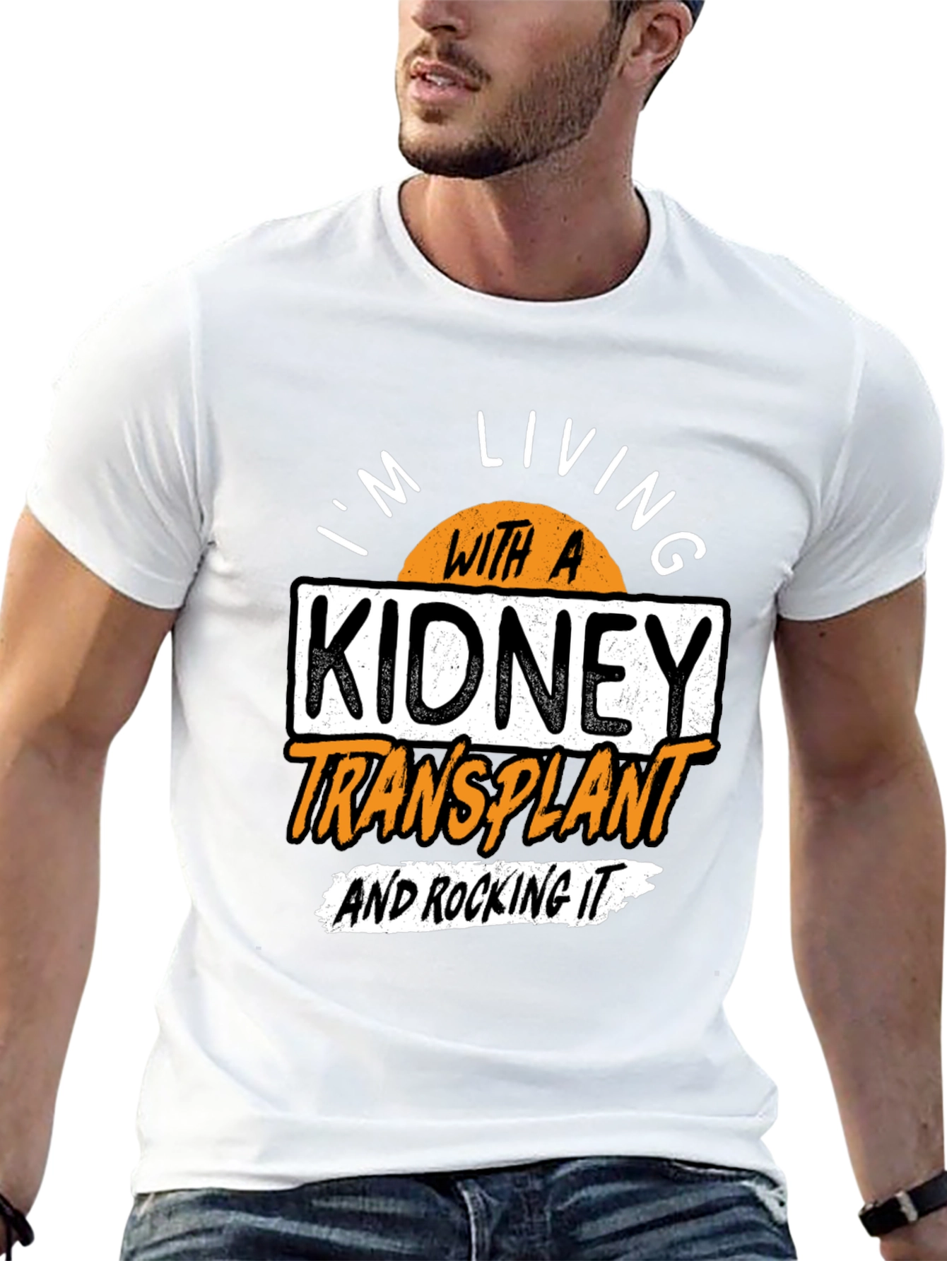 Kidney Transplant Awareness T-Shirt - Rocking It!