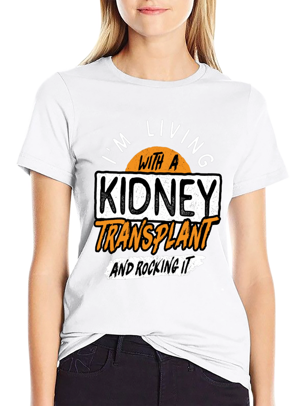 Kidney Transplant Awareness T-Shirt - Rocking It!