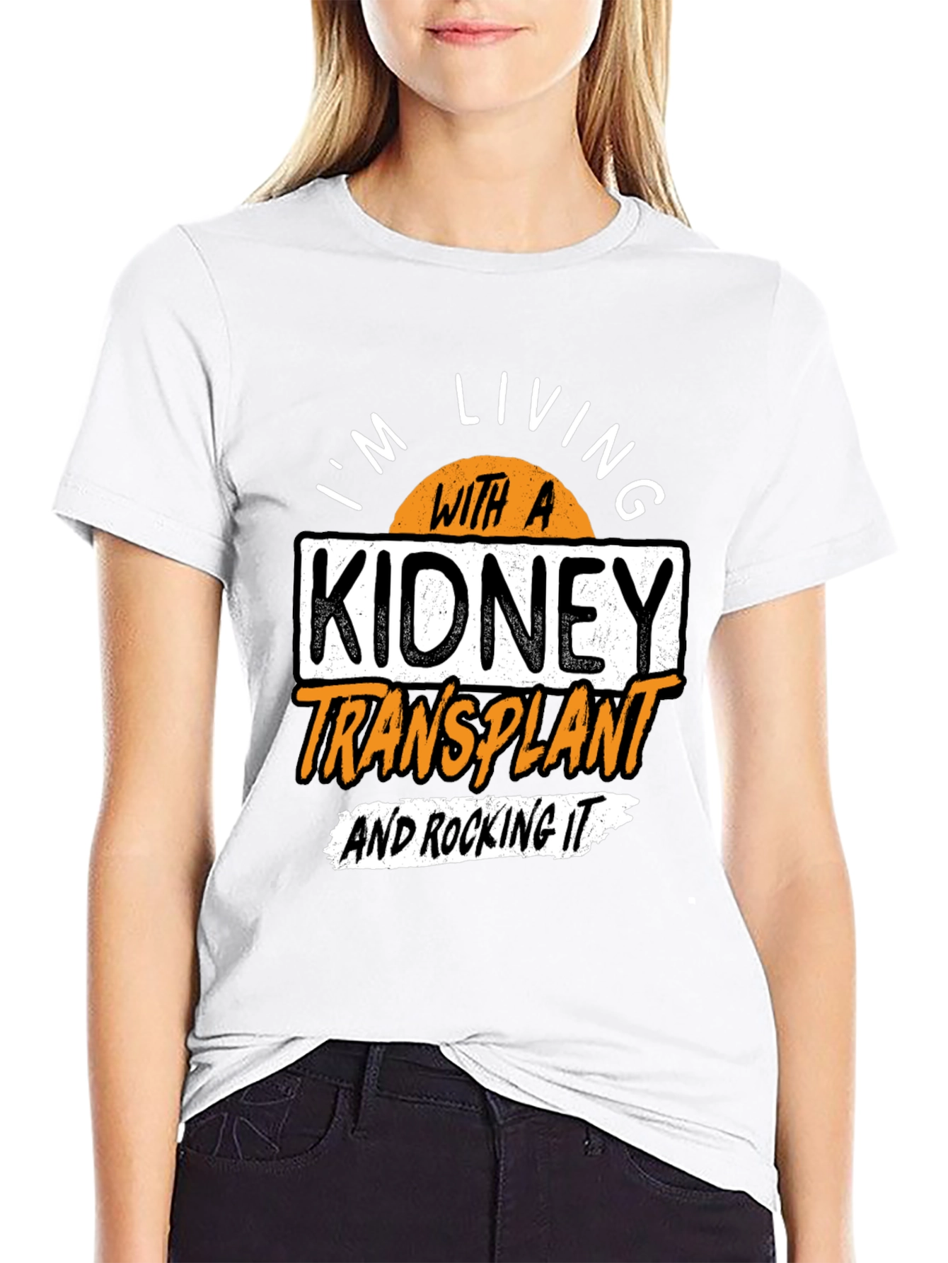 Kidney Transplant Awareness T-Shirt - Rocking It!