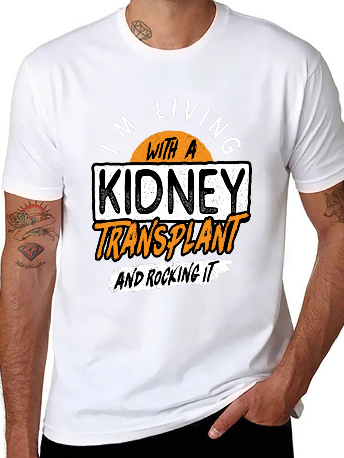 Kidney Transplant Awareness T-Shirt - Rocking It!