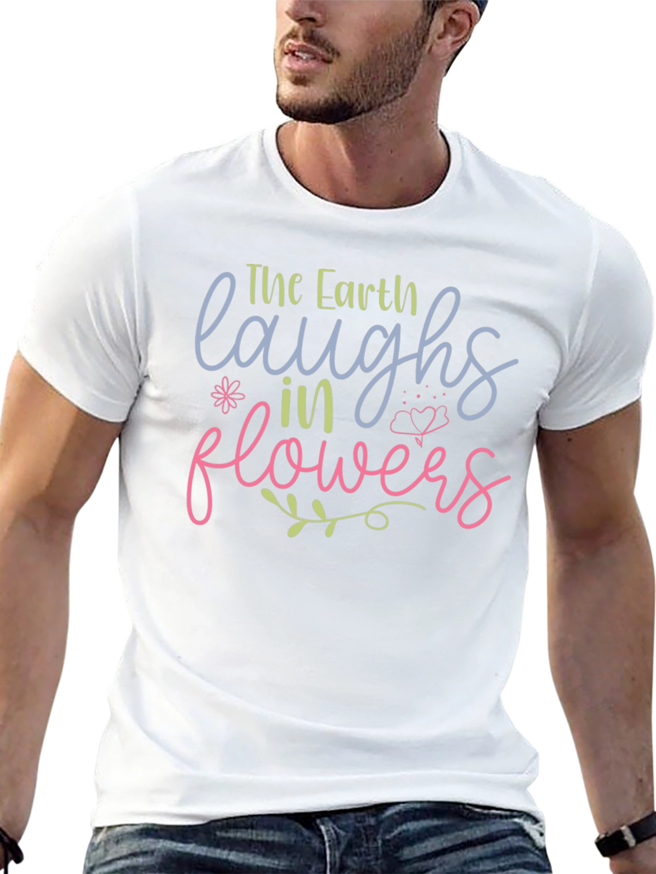 Earth Laughs in Flowers Graphic Tee