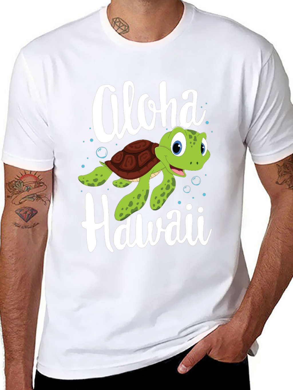Aloha Hawaii Turtle Graphic Tee