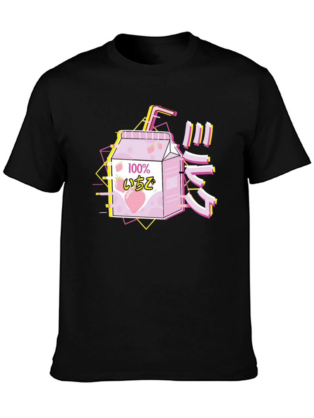Strawberry Milk T-Shirt - Vaporwave Aesthetic