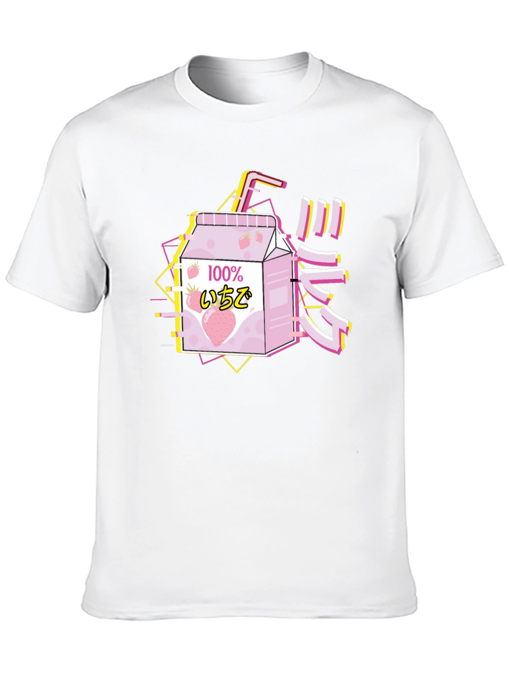Strawberry Milk T-Shirt - Vaporwave Aesthetic