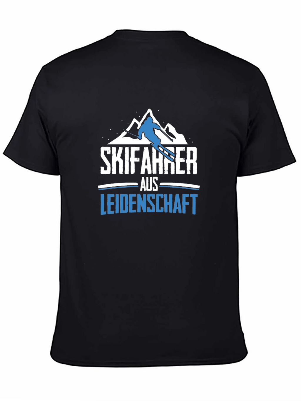 Skifahrer aus Leidenschaft Black T-Shirt