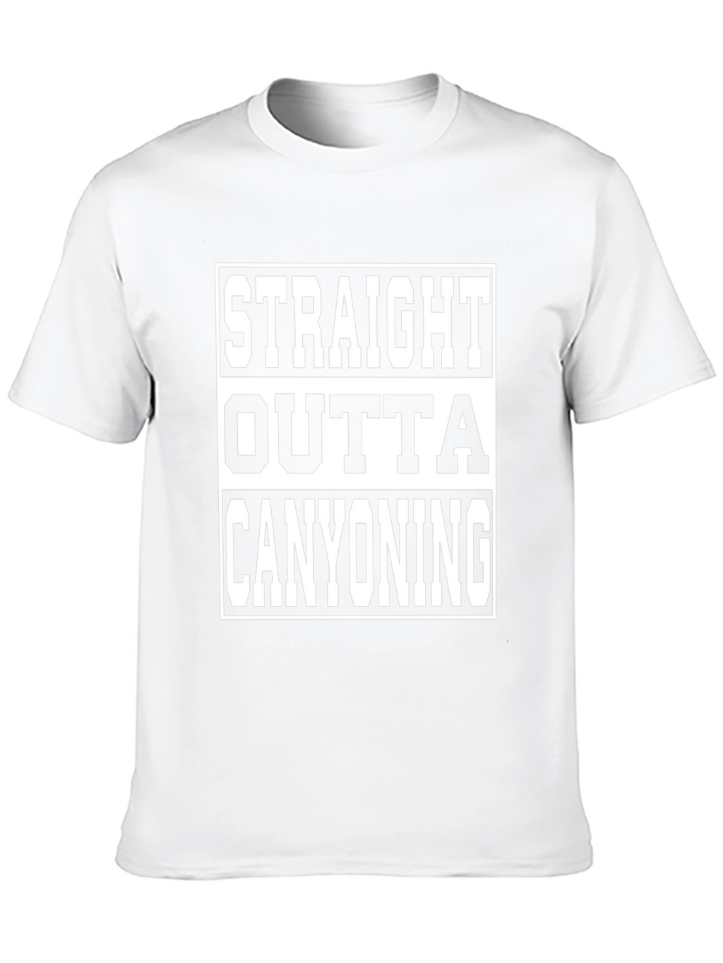 Straight Outta Canyoning Graphic Tee - Black