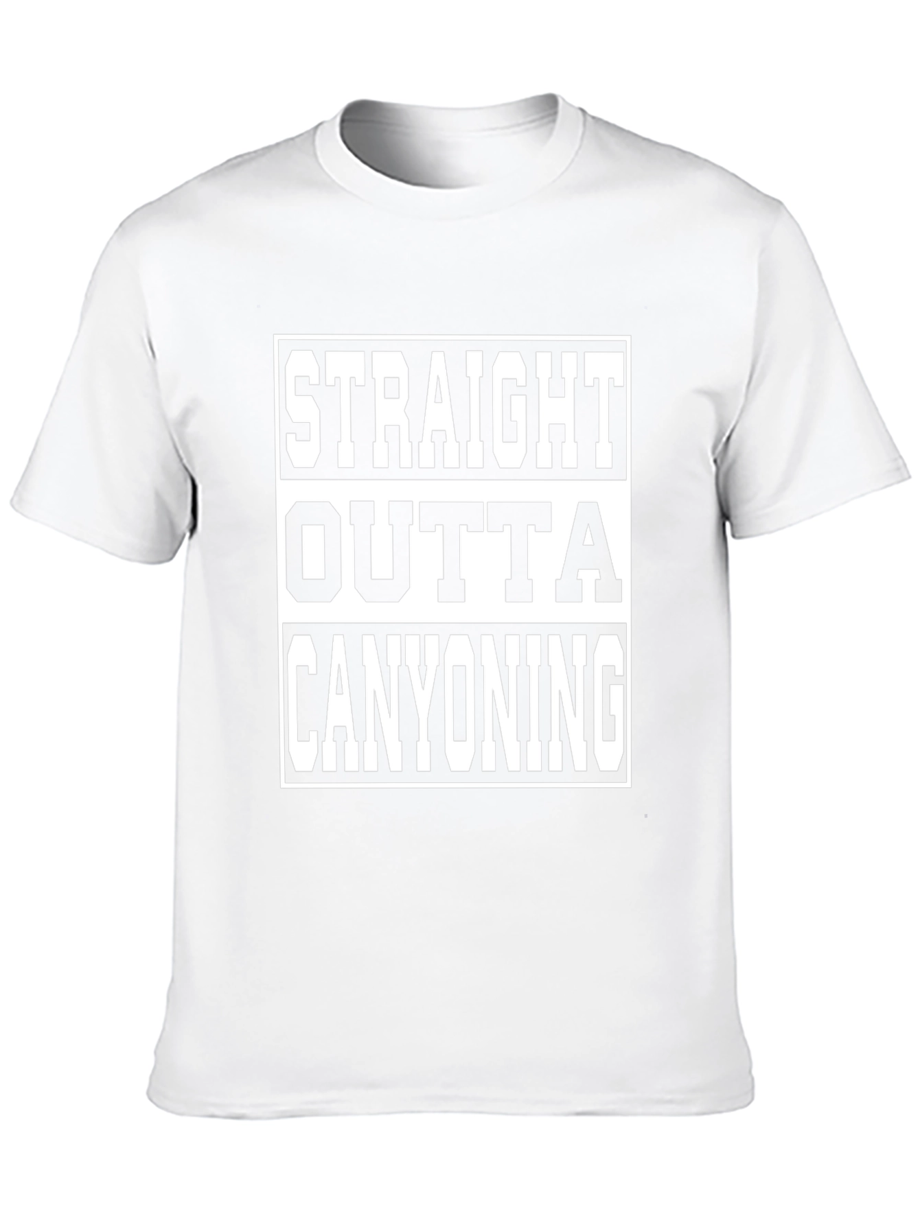 Straight Outta Canyoning Graphic Tee - Black