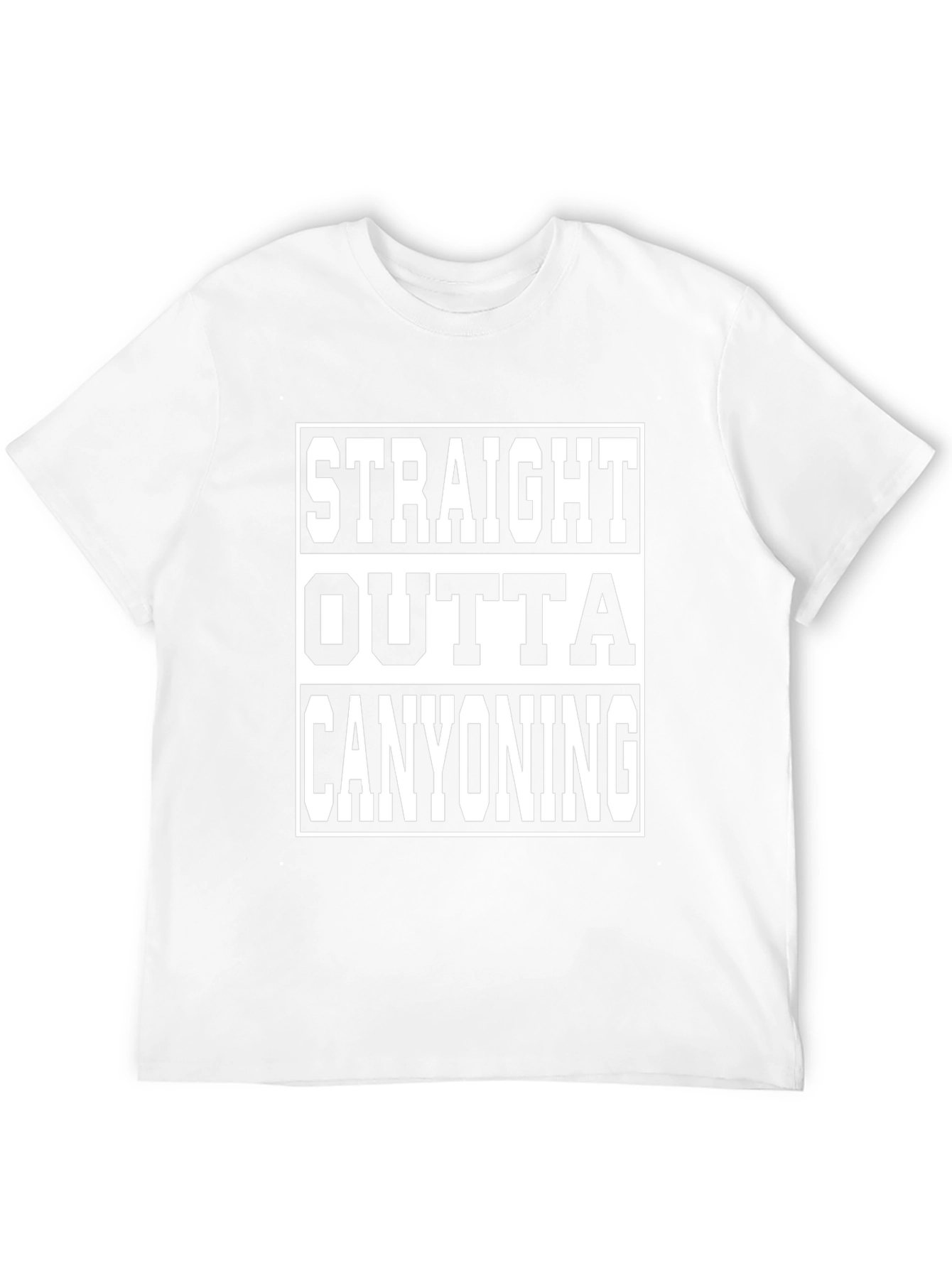 Straight Outta Canyoning Graphic Tee - Black