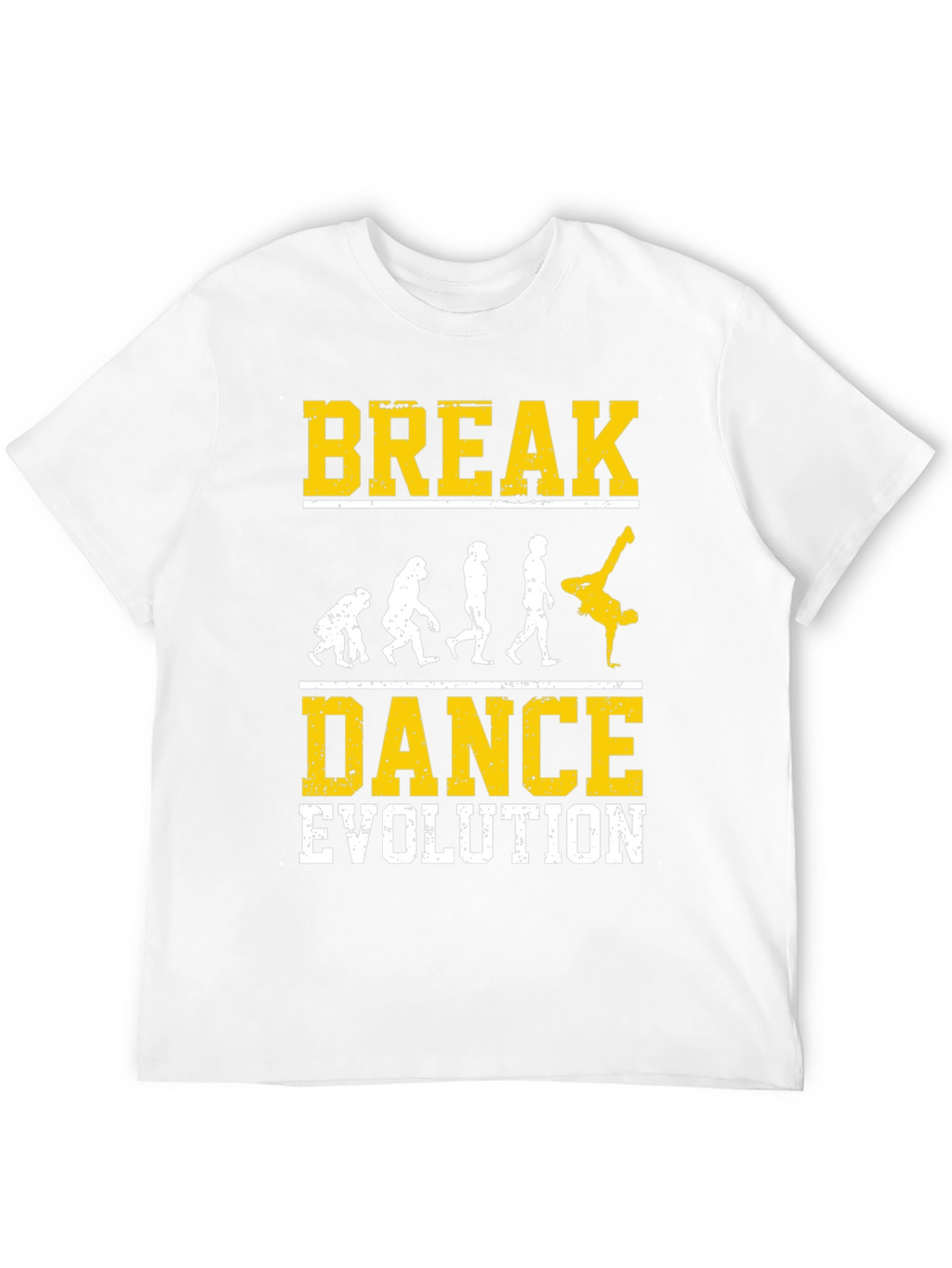 Break Dance Evolution T-Shirt - Novelty Graphic Tee