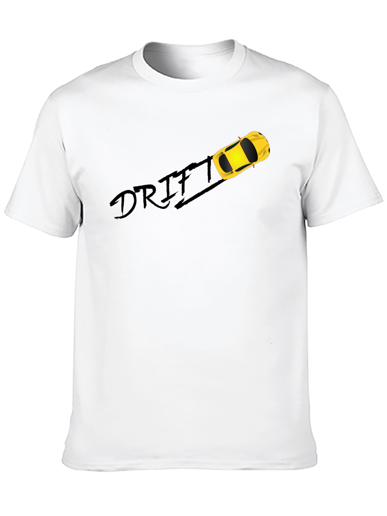 Drift Car Graphic Black T-Shirt